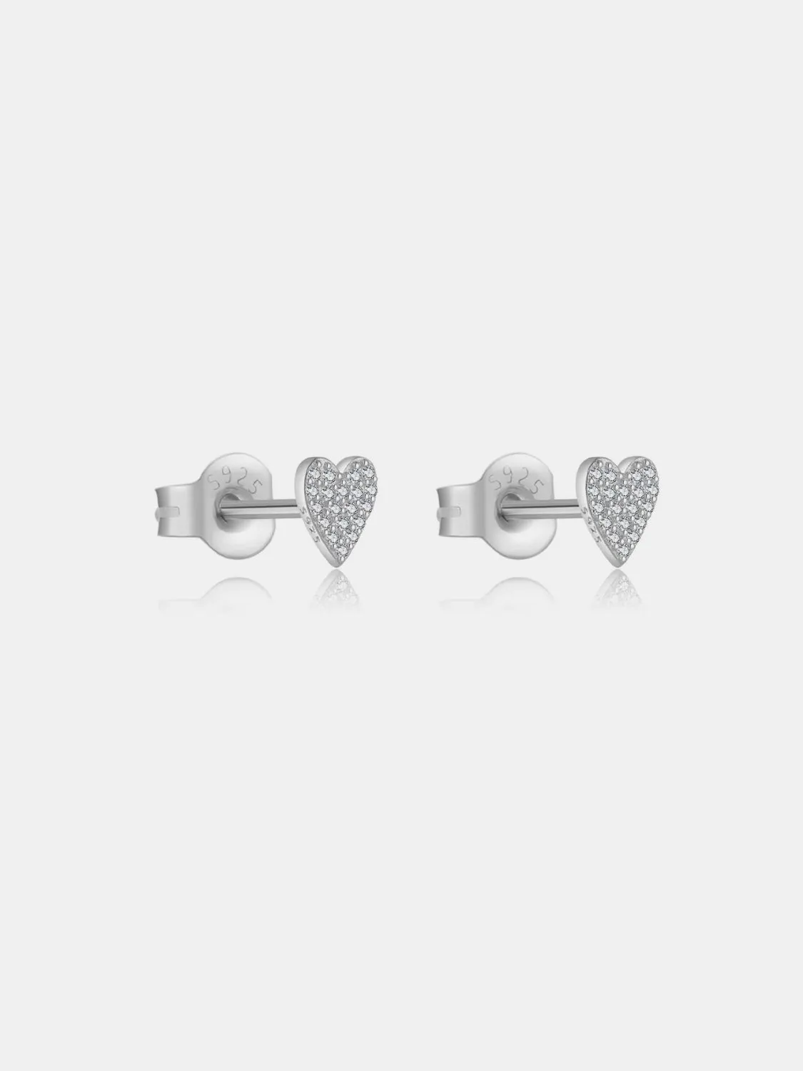 Heart Stud Earrings sold by Buddy Love product image thumbnail 5