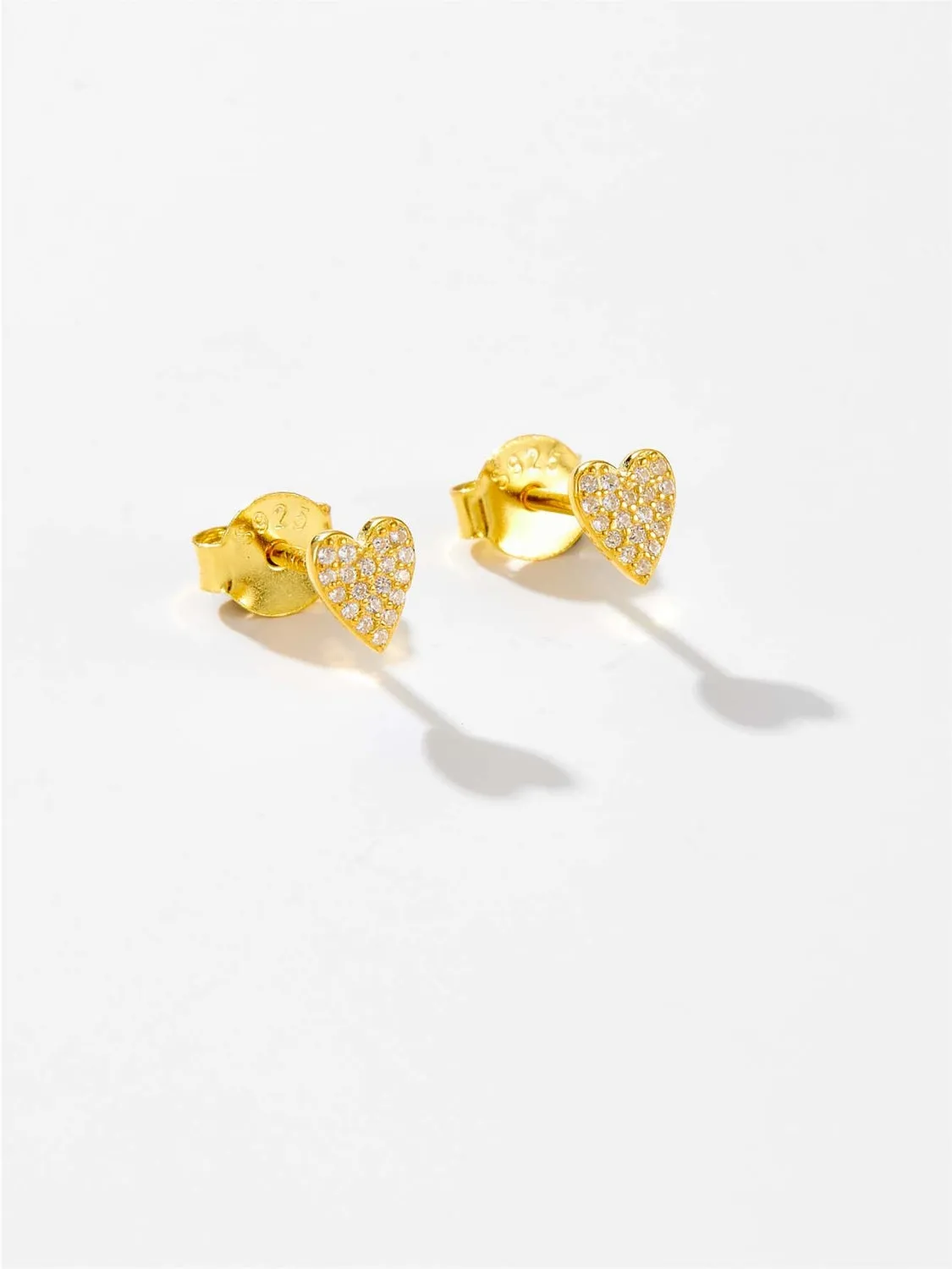 Heart Stud Earrings sold by Buddy Love product image thumbnail 2