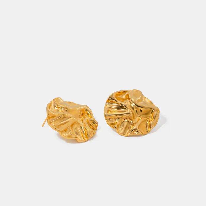 18K Gold-Plated Stud Earrings sold by Buddy Love