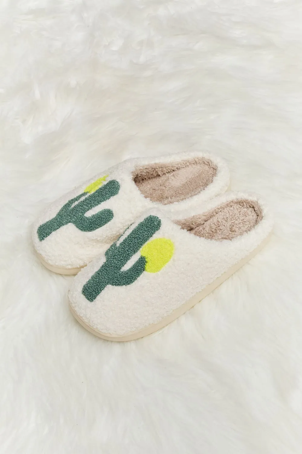 Melody Cactus Plush Slide Slippers sold by Buddy Love product image thumbnail 5