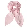 Pink Cotton Pearl Scrunchie sold by Buddy Love