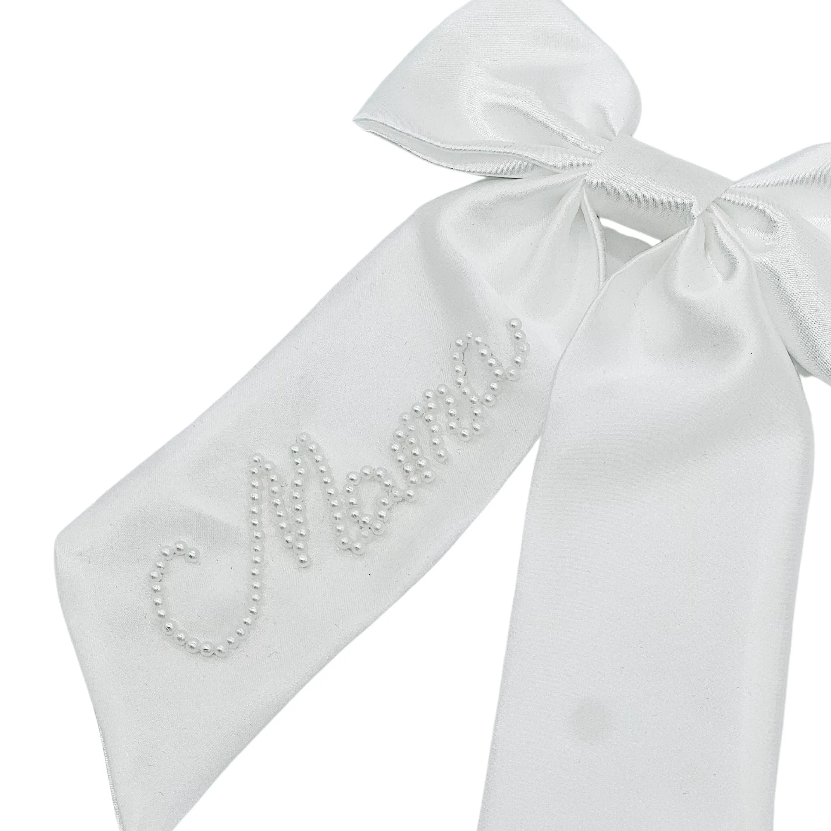 White Pearl Bow sold by Buddy Love product image thumbnail 2