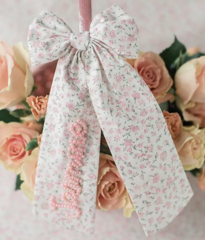 Flora Pearl Bespoke Bow sold by Buddy Love