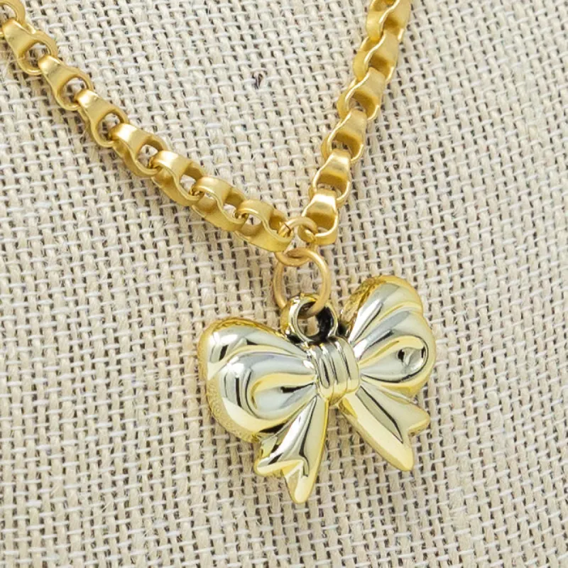 Fancy Girl Ribbon Necklace sold by Buddy Love
