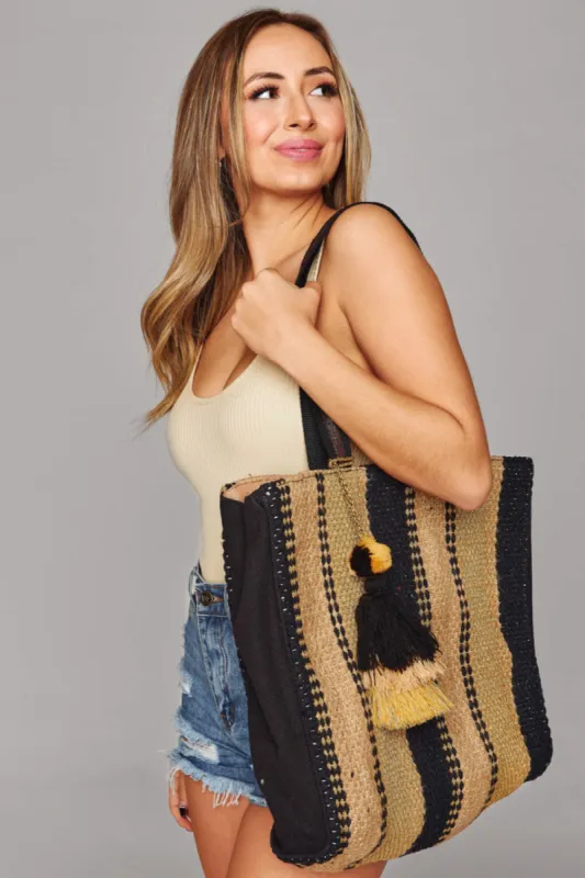 Copper Craft Striped Tote sold by Buddy Love