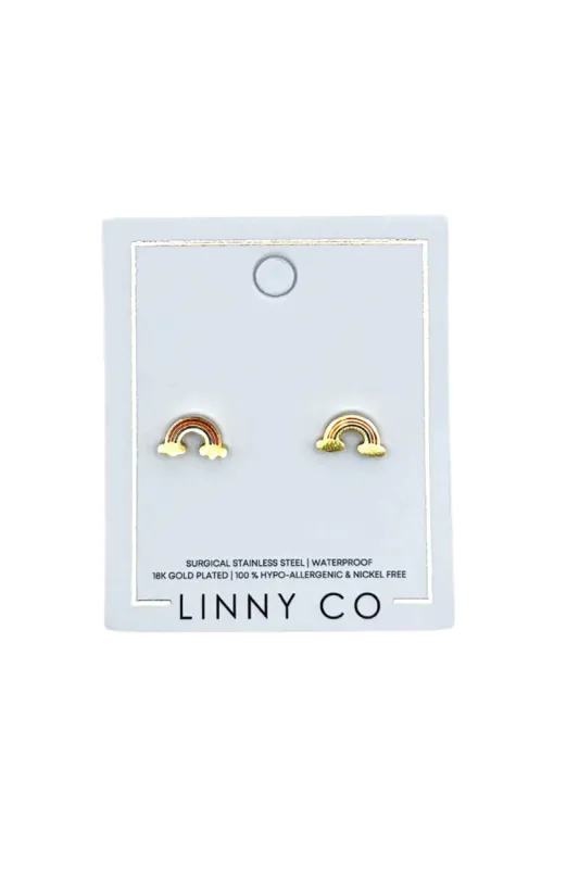 Screwback Stud Earring - Rainbow Days sold by Buddy Love