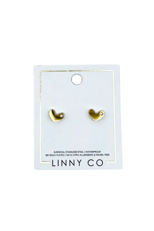Eloise Screwback Stud Earring - Gold sold by Buddy Love