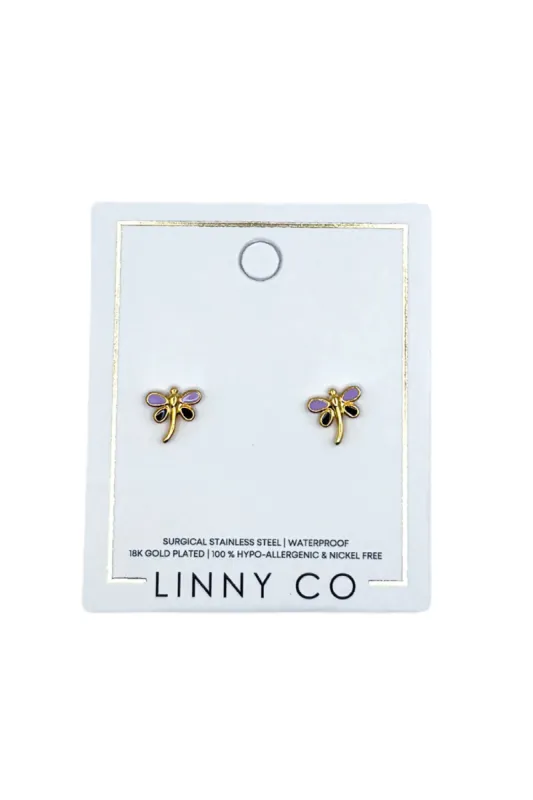 Bri Screwback Stud Earring - Purple sold by Buddy Love