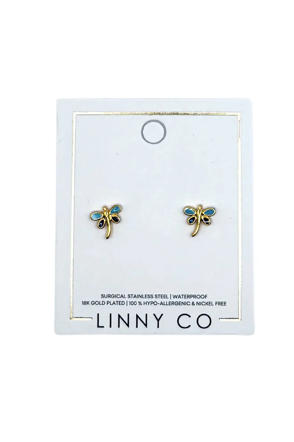 Bri Screwback Stud Earring - Blue sold by Buddy Love