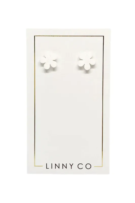 Jenna Stud Earring - White sold by Buddy Love