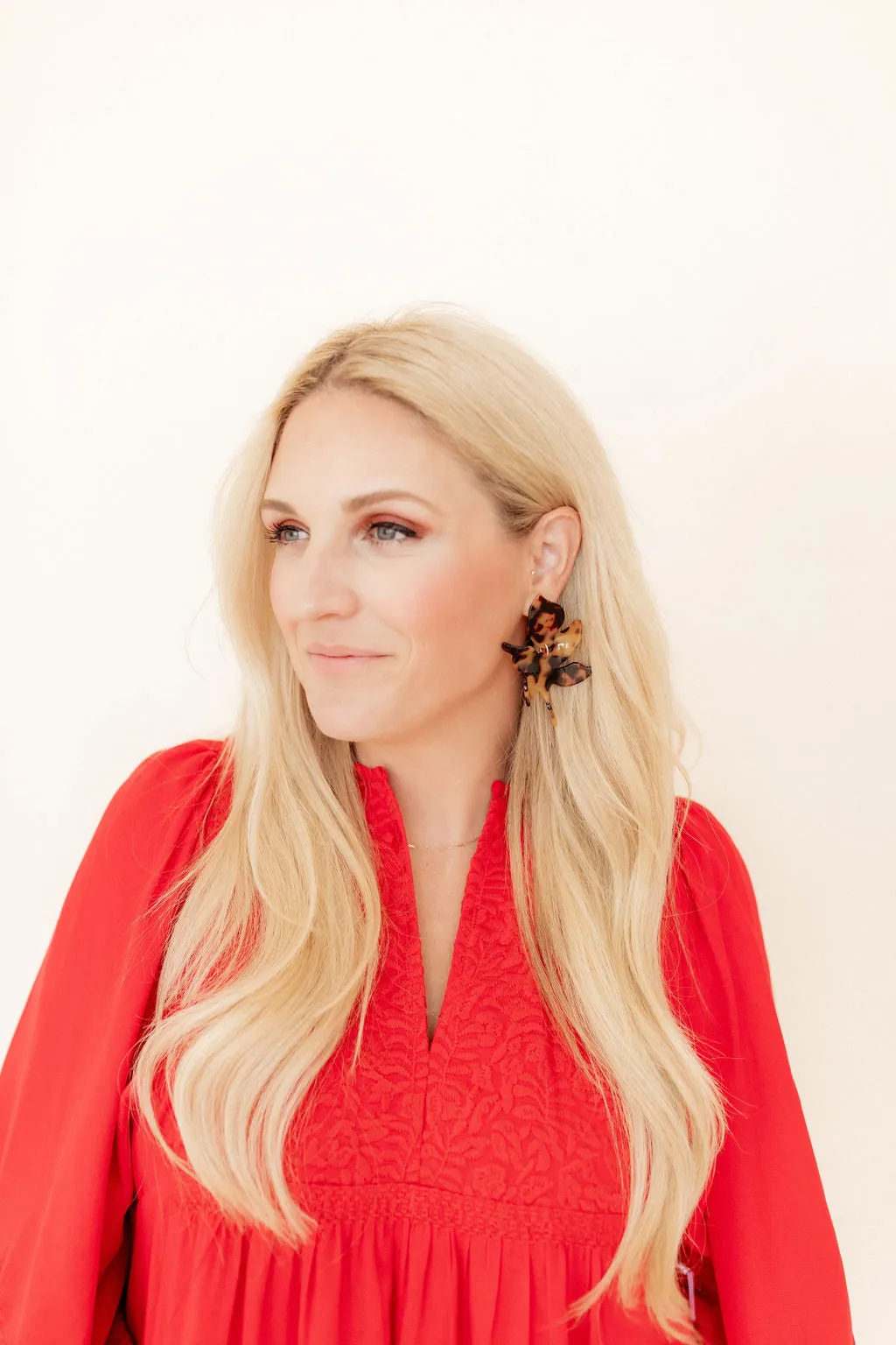 Flora Earring - Brown Tortoise sold by Buddy Love product image thumbnail 2