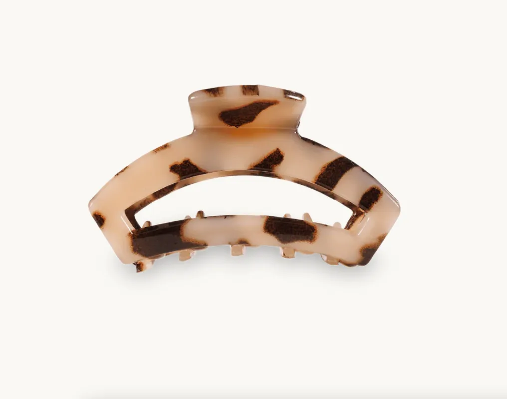 Teleties Tiny Open Hair Clip - Blonde Tortoise made by Buddy Love