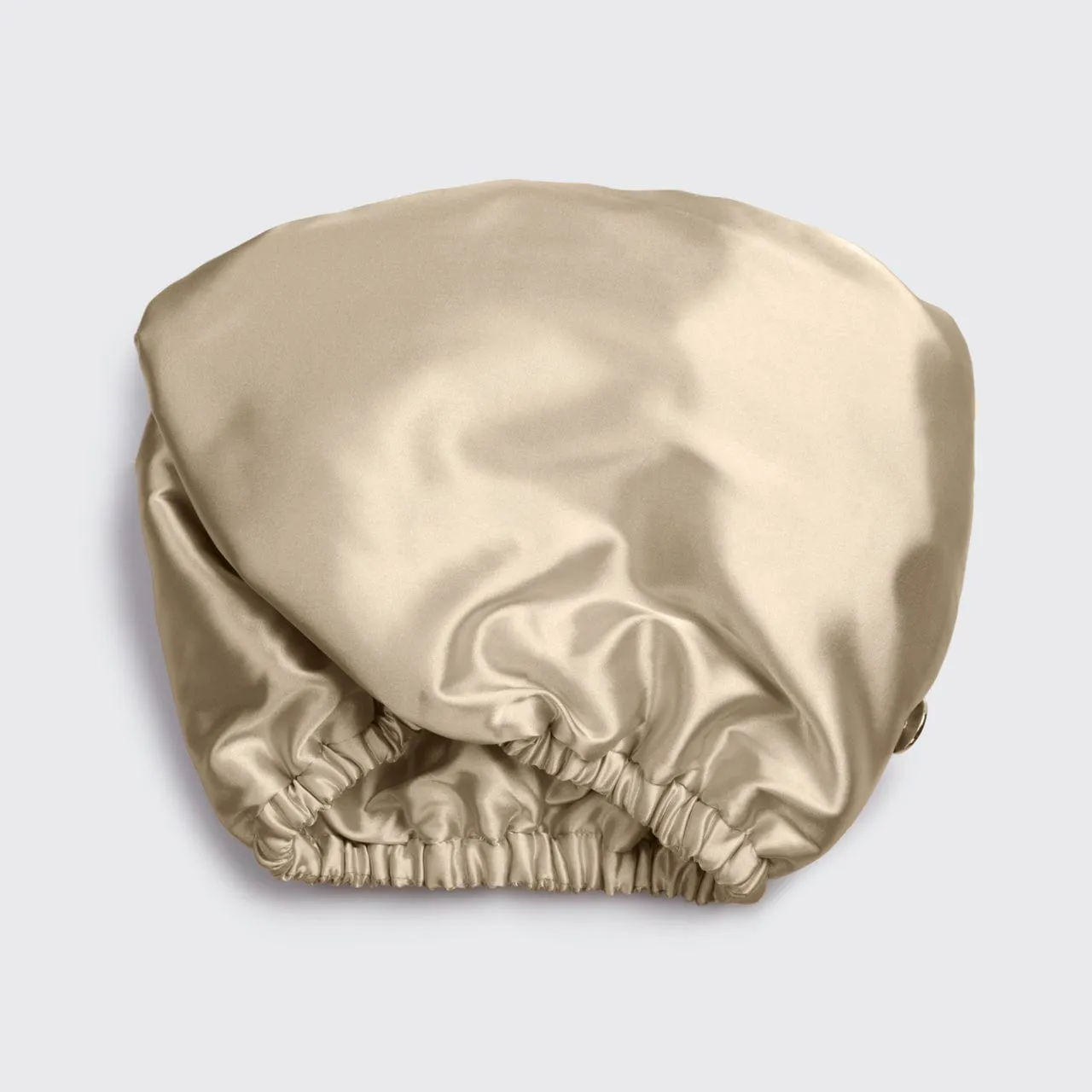 Satin-Wrapped Hair Towel - Champagne sold by Buddy Love product image thumbnail 3