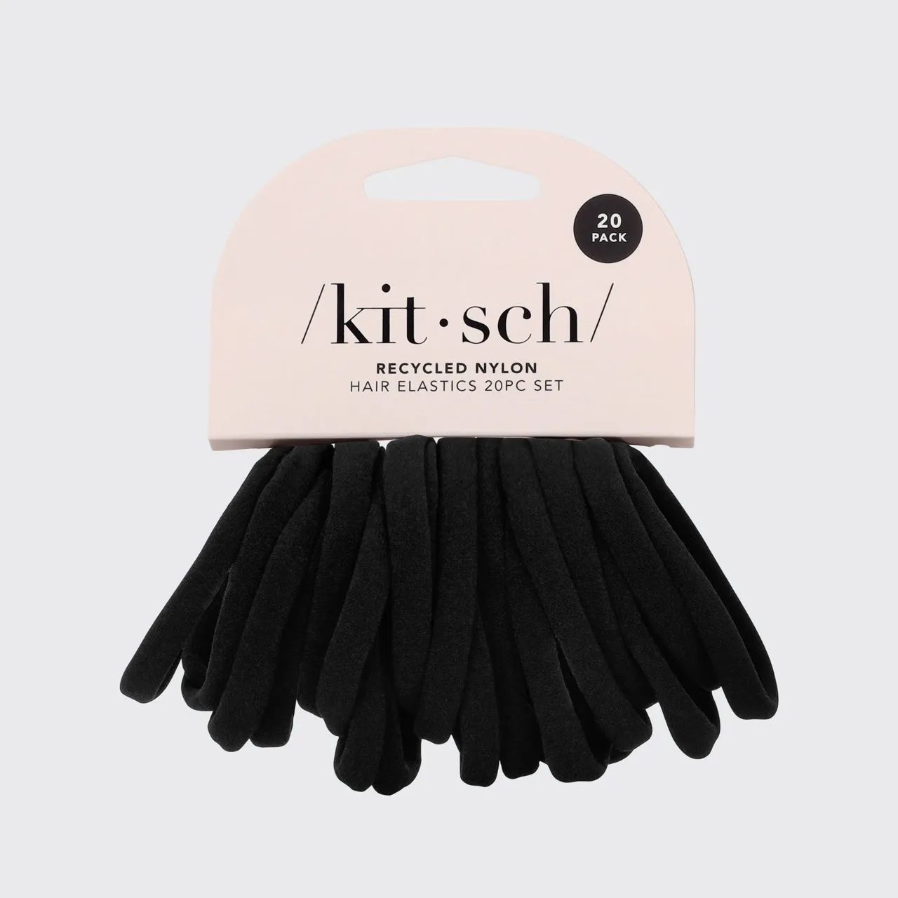 Elastic Hair Ties 20 Pack - Black sold by Buddy Love product image thumbnail 3