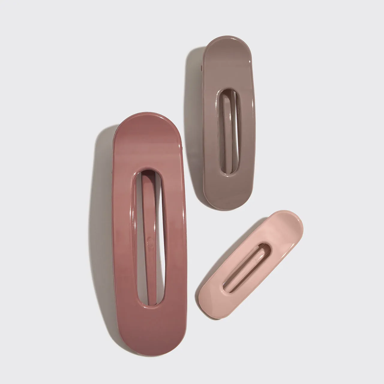 Flat Lay Claw Clip 3pc Flat- Terracotta sold by Buddy Love product image thumbnail 2
