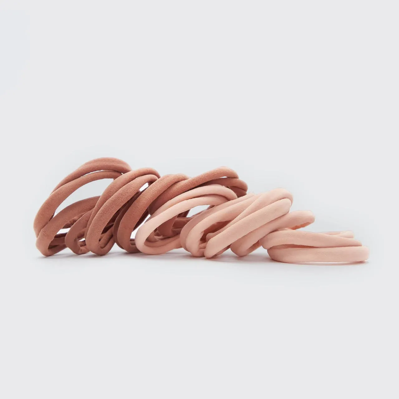 Elastic Hair Ties 20 Pack - Blush sold by Buddy Love product image thumbnail 3