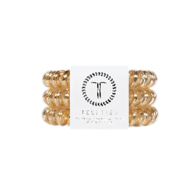 Teleties Large Ponytail Holder - Good As  Gold sold by Buddy Love
