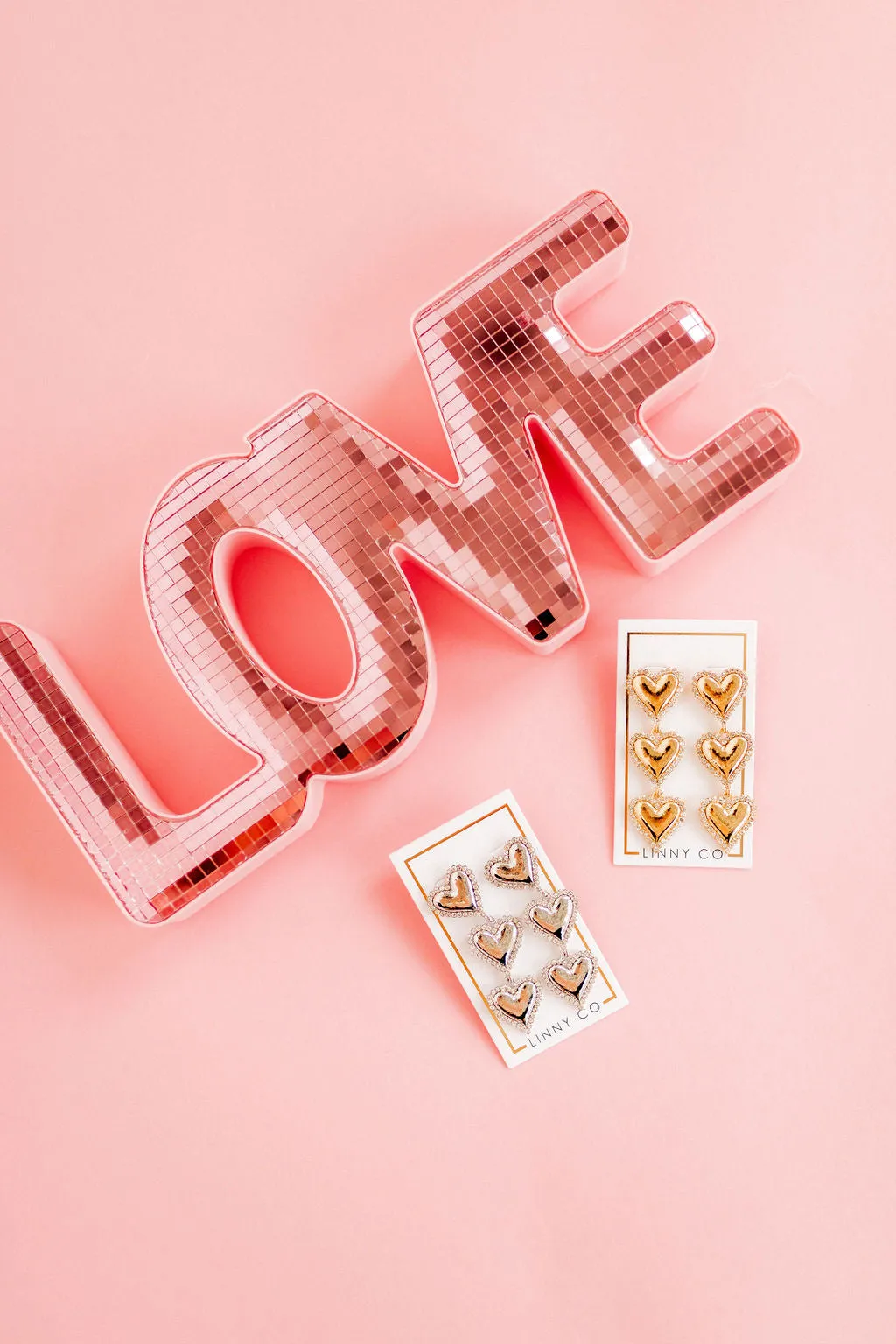 Layla Heart Earrings Gold sold by Buddy Love product image thumbnail 5