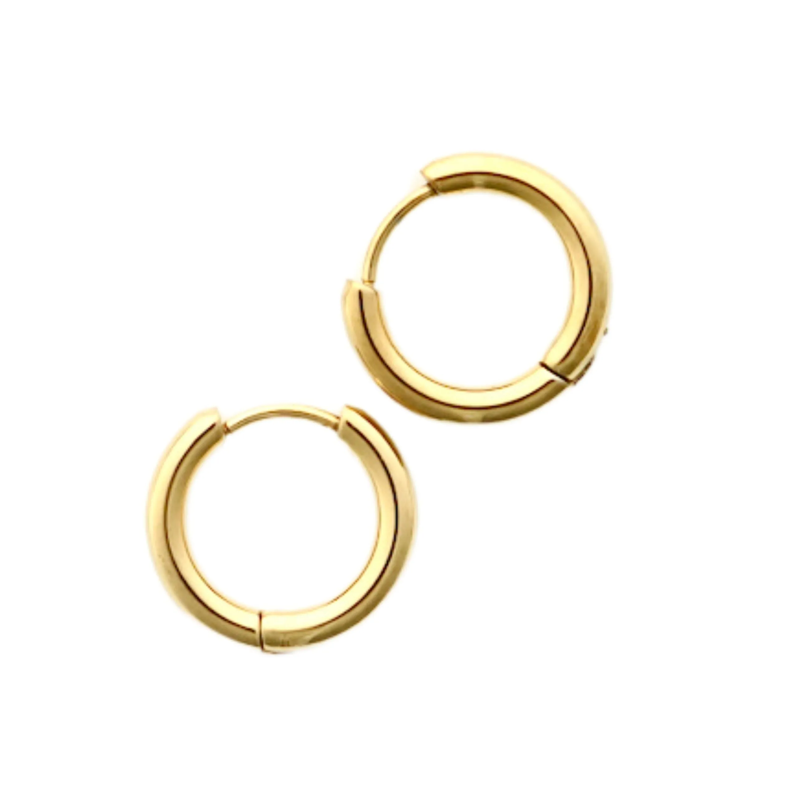 Scarlett Dainty Hoop Earrings - 12mm sold by Buddy Love product image thumbnail 5