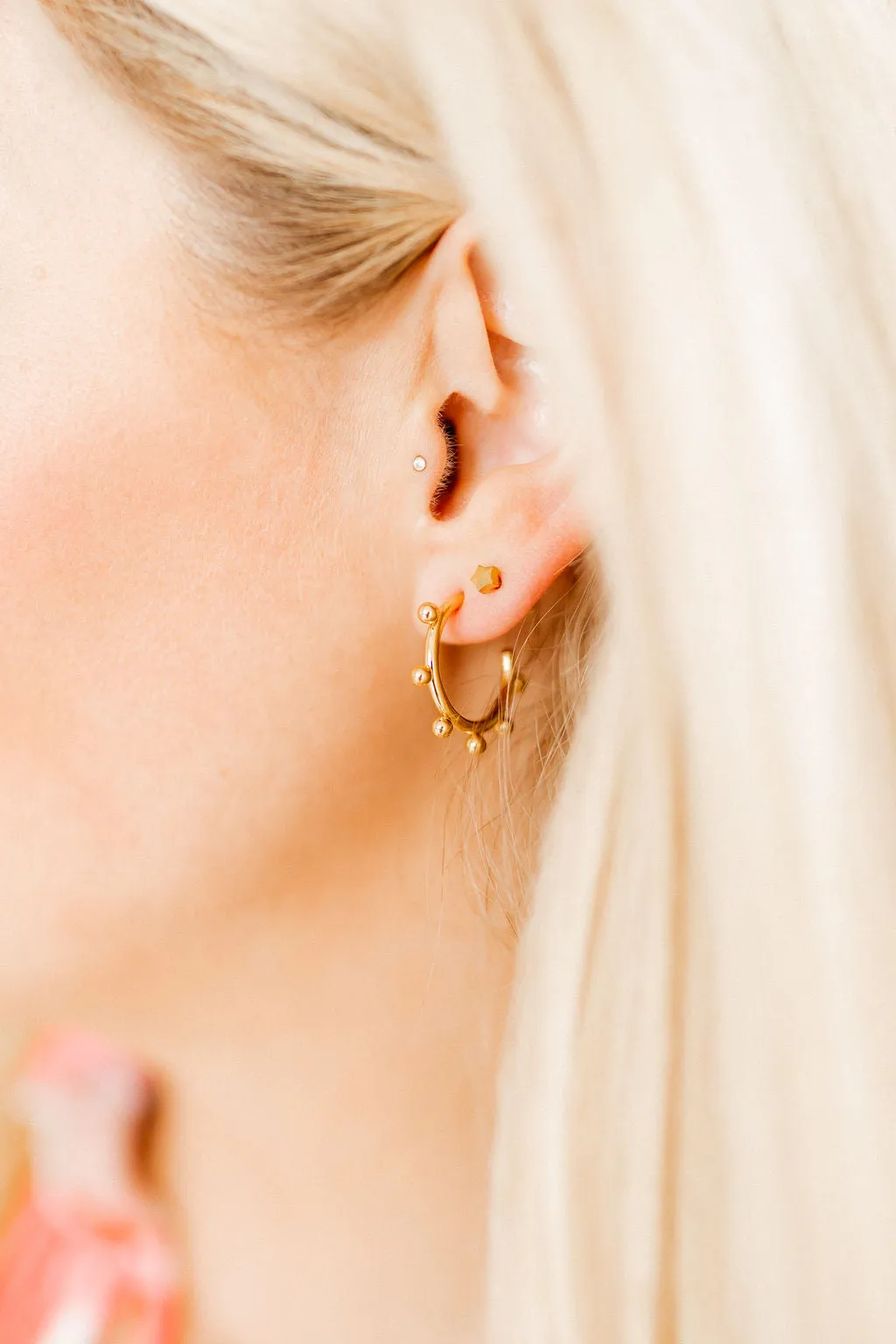 Lauren Gold Hoop - Small sold by Buddy Love product image thumbnail 2