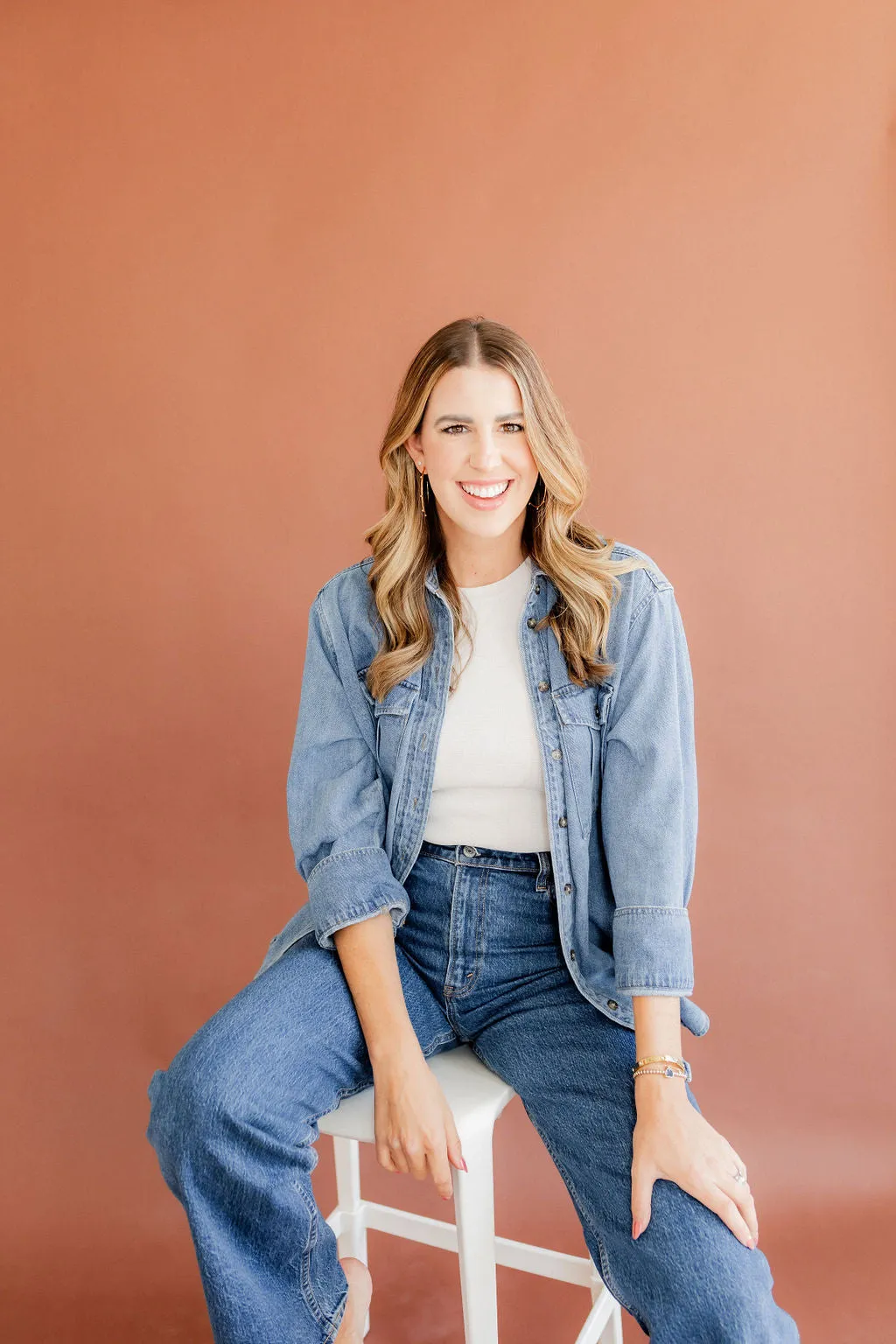 Lauren Gold Hoop - Large sold by Buddy Love product image thumbnail 4