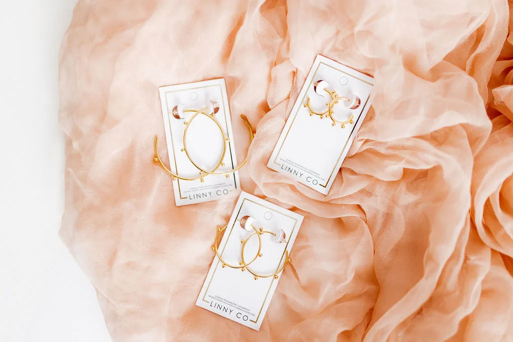 Lauren Gold Hoop - Large sold by Buddy Love product image thumbnail 5