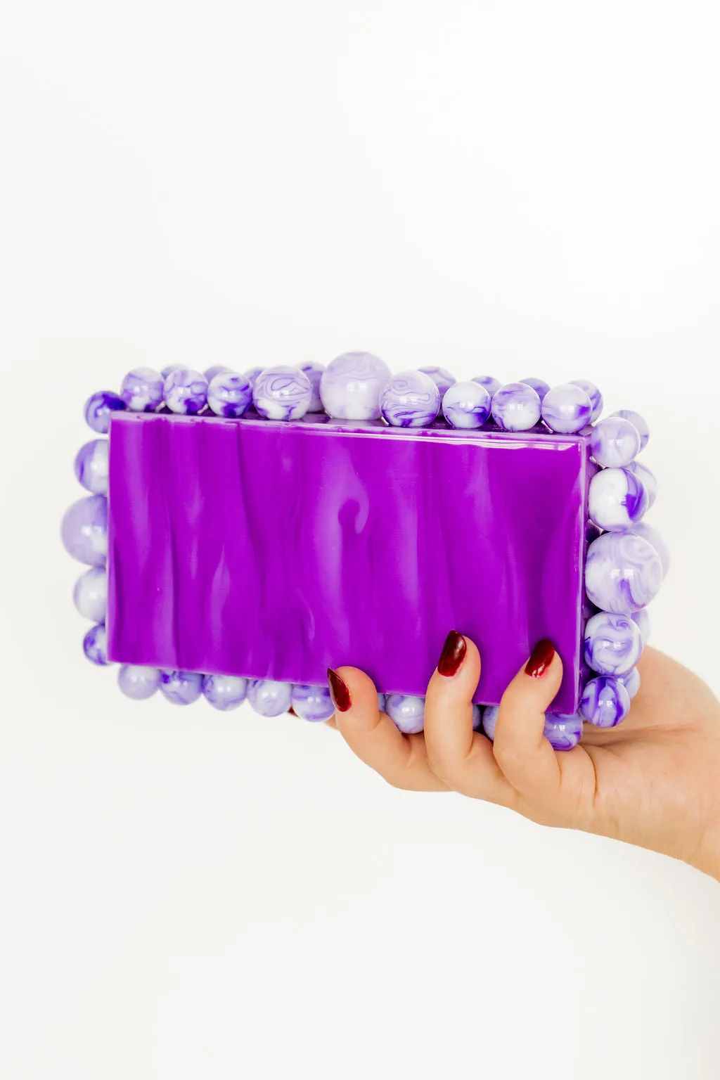 Daphne Clutch - Purple sold by Buddy Love product image thumbnail 3