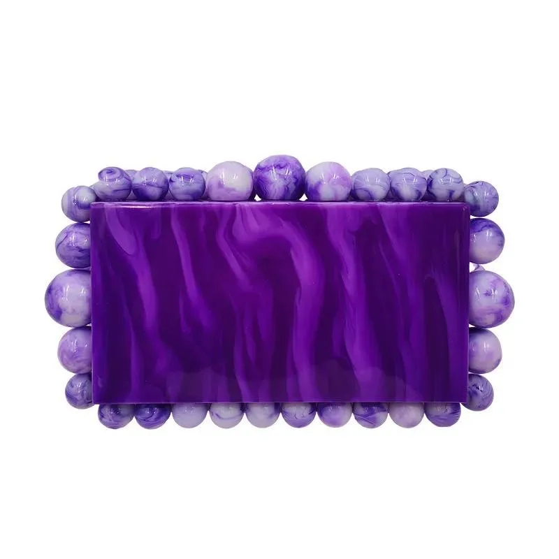 Daphne Clutch - Purple sold by Buddy Love