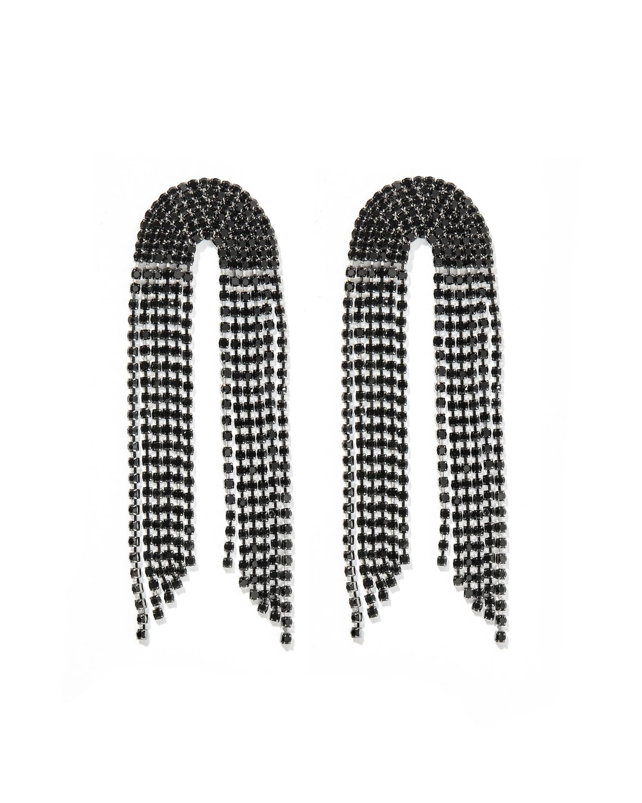 Blair Statement Earrings - Black sold by Buddy Love