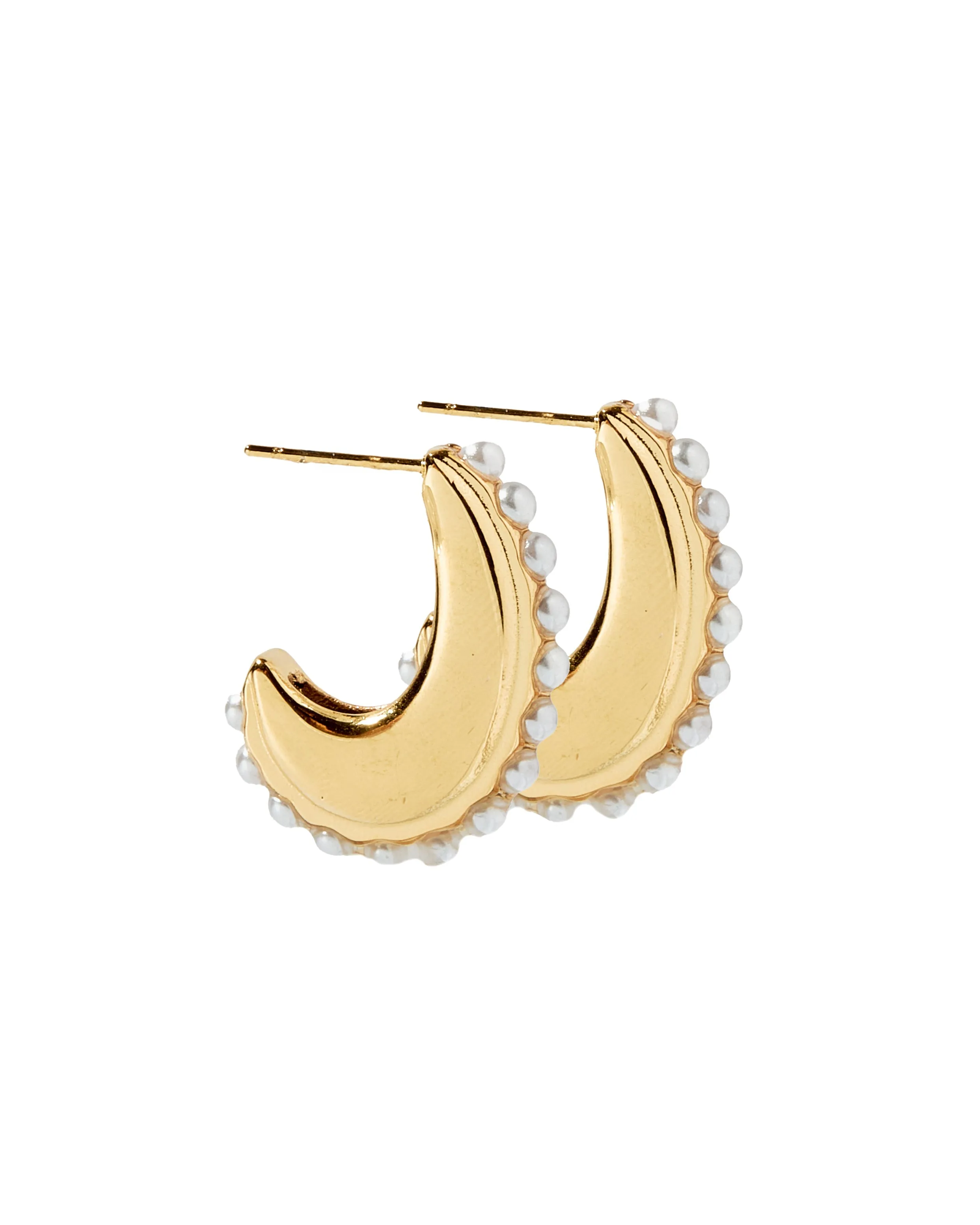 Wren Gold Hoop Earrings sold by Buddy Love