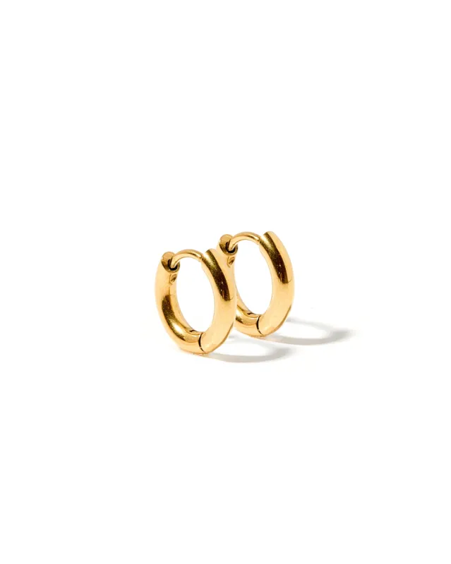 Scarlett Dainty Hoop Earrings - 8mm sold by Buddy Love