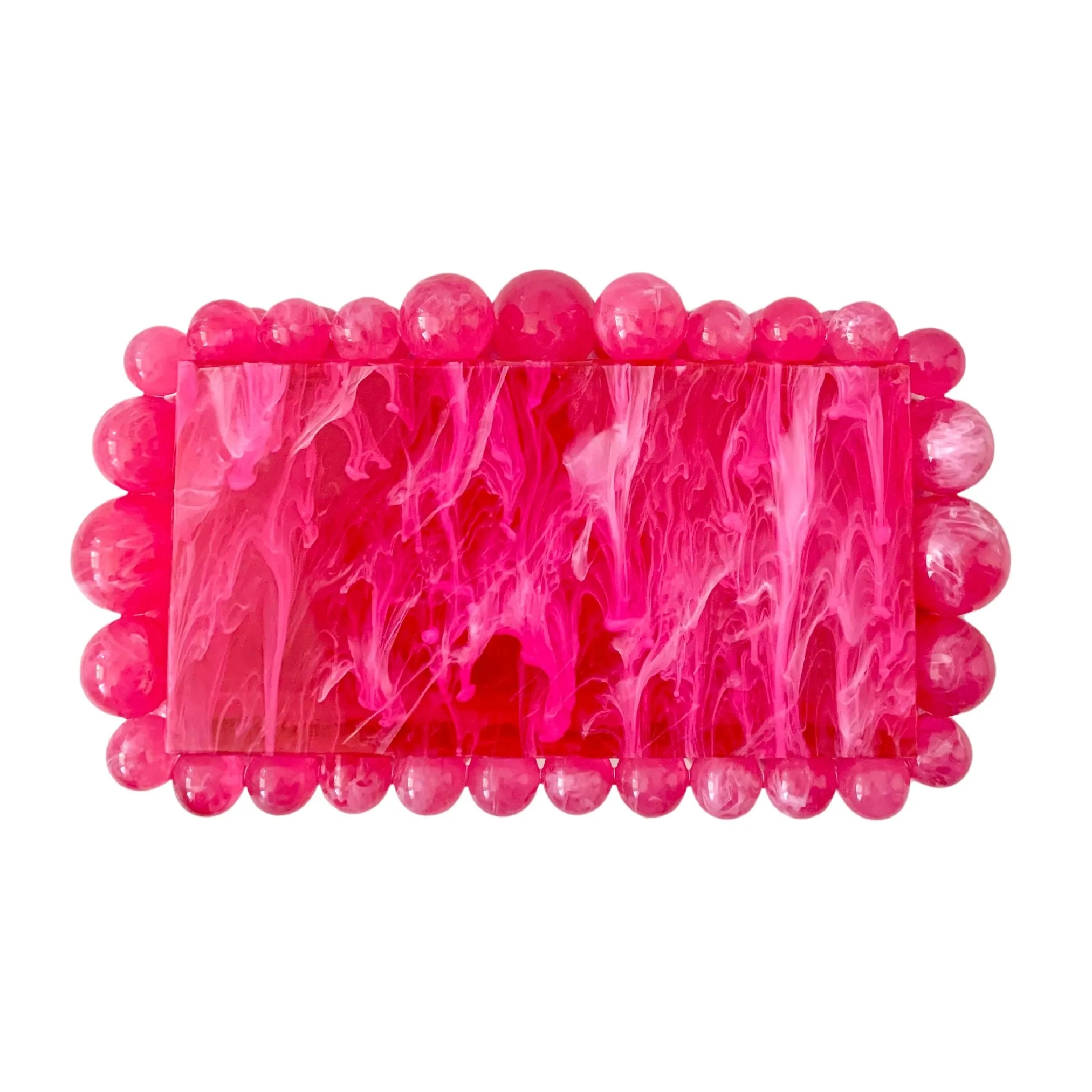 Daphne Clutch - Hot Pink sold by Buddy Love