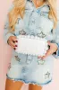 Daphne Clutch - Pearl White sold by Buddy Love