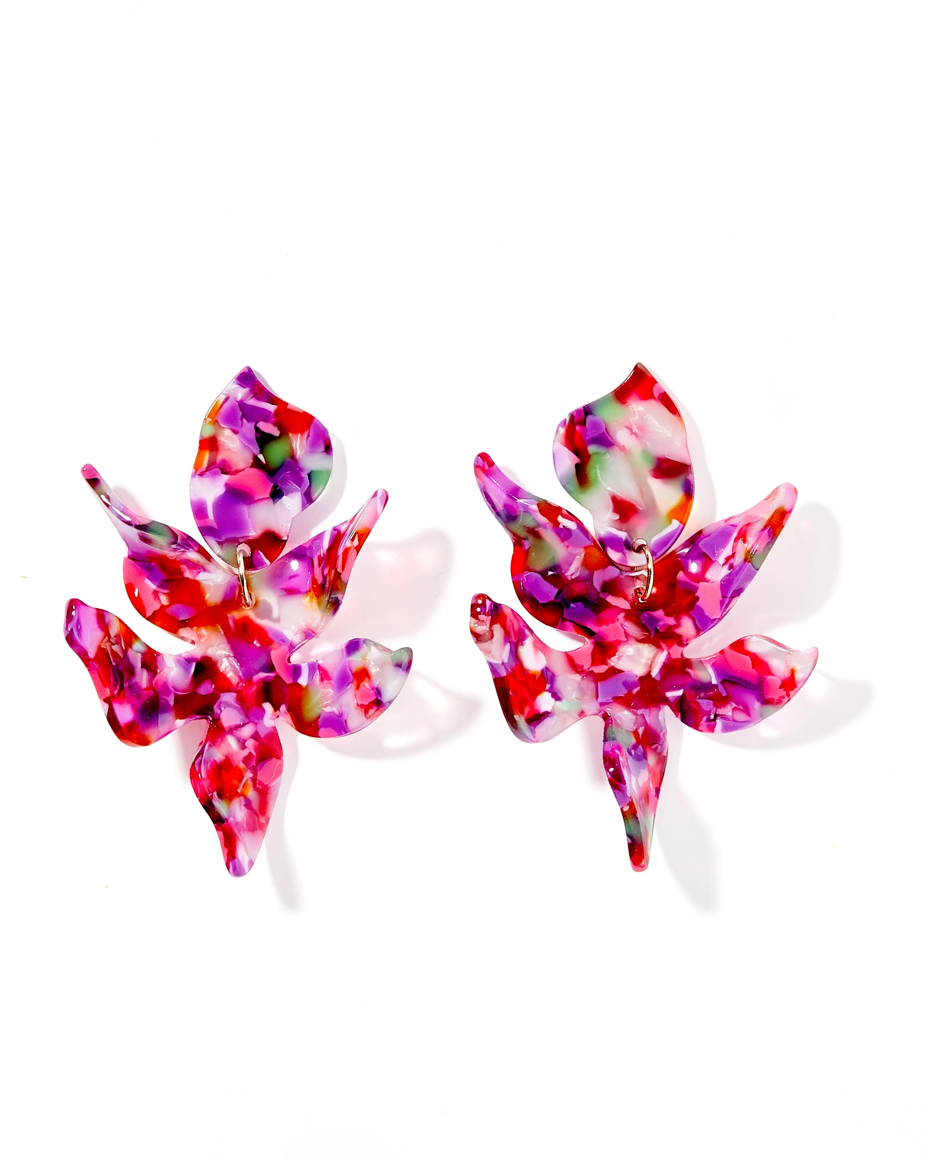 Flora Statement Earrings - Pink Multi sold by Buddy Love