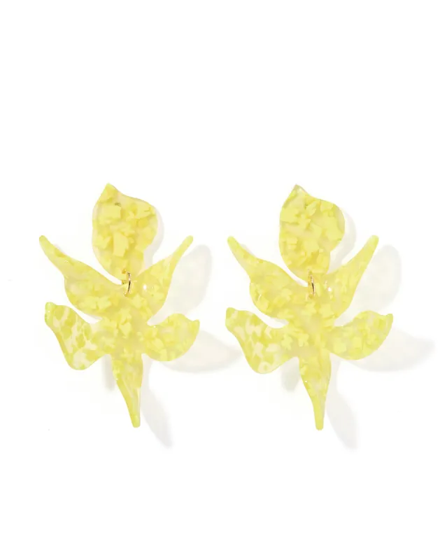 Flora Statement Earrings - Sunshine sold by Buddy Love