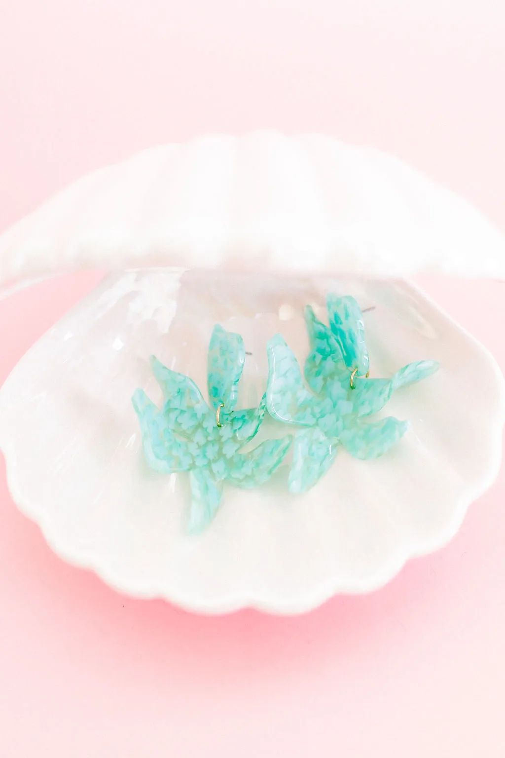 Flora Statement Earrings - Aquamarine sold by Buddy Love product image thumbnail 5