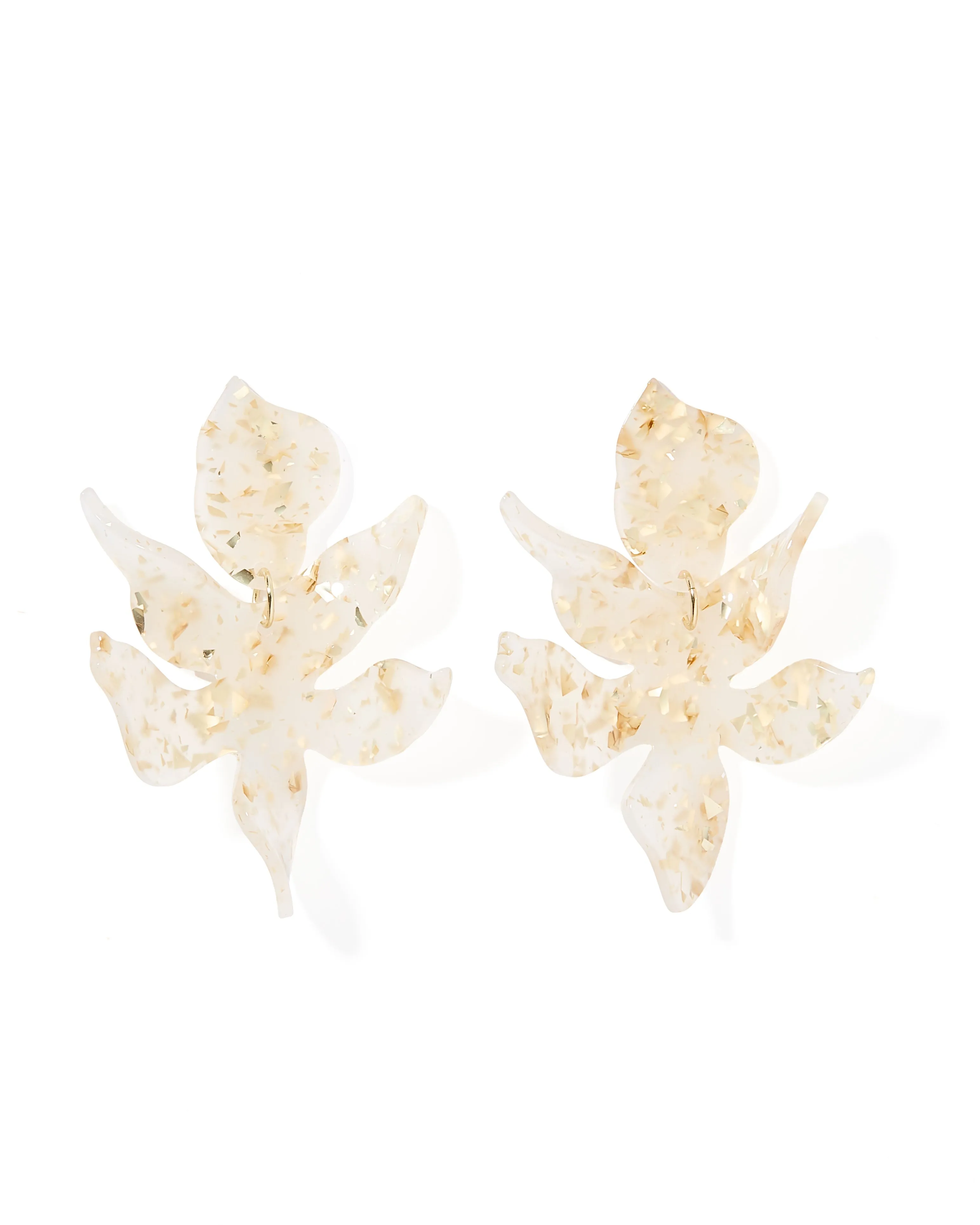 Flora Statement Earrings - Gold Confetti sold by Buddy Love