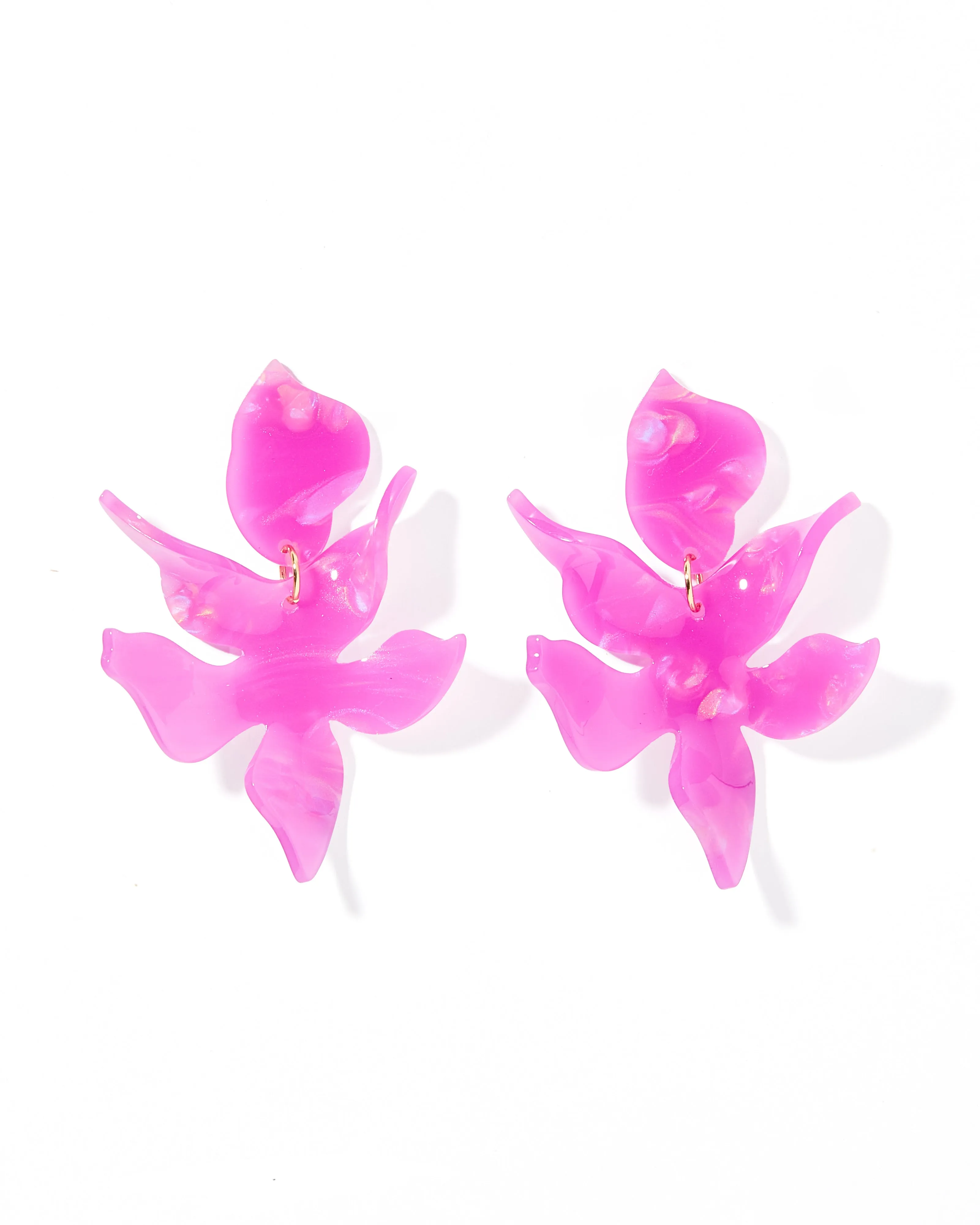 Flora Statement Earrings - Orchid Purple sold by Buddy Love