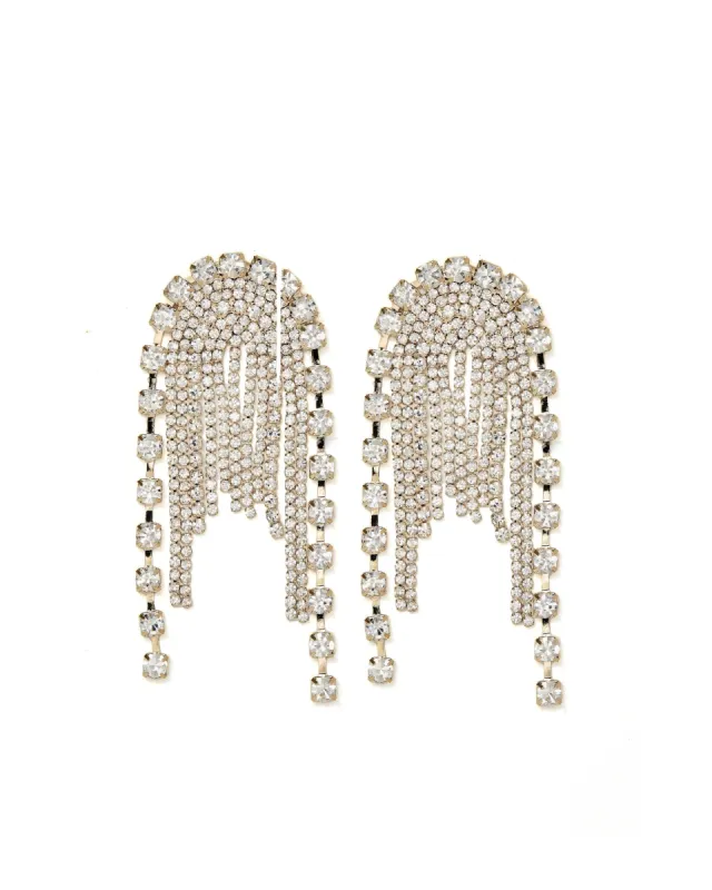 Alexis Statement Earring - Gold sold by Buddy Love