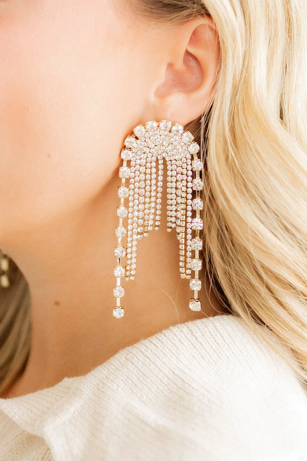 Alexis Statement Earring - Gold sold by Buddy Love product image thumbnail 3