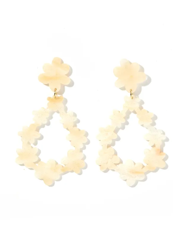 Bianca Statement Earrings - Milky Way sold by Buddy Love