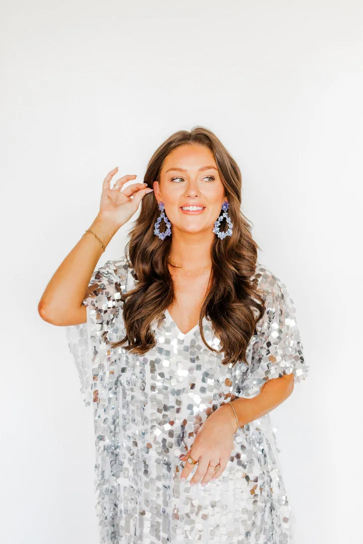 Bianca Statement Earrings - Periwinkle sold by Buddy Love product image thumbnail 2