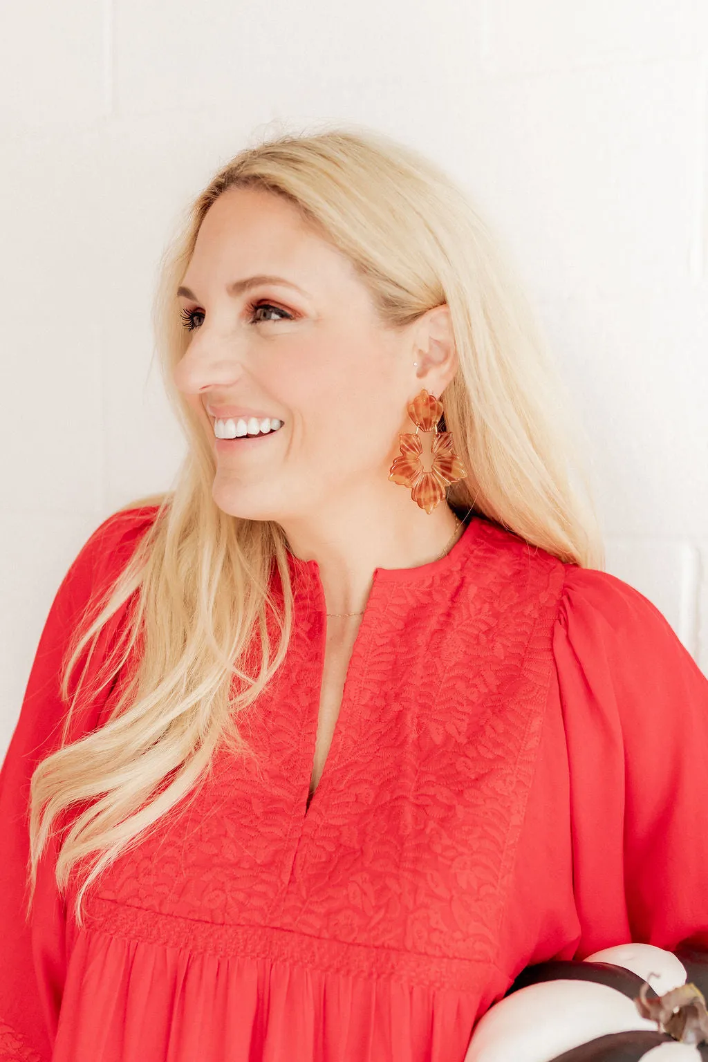 Michelle Statement Earring - Caramel sold by Buddy Love product image thumbnail 3