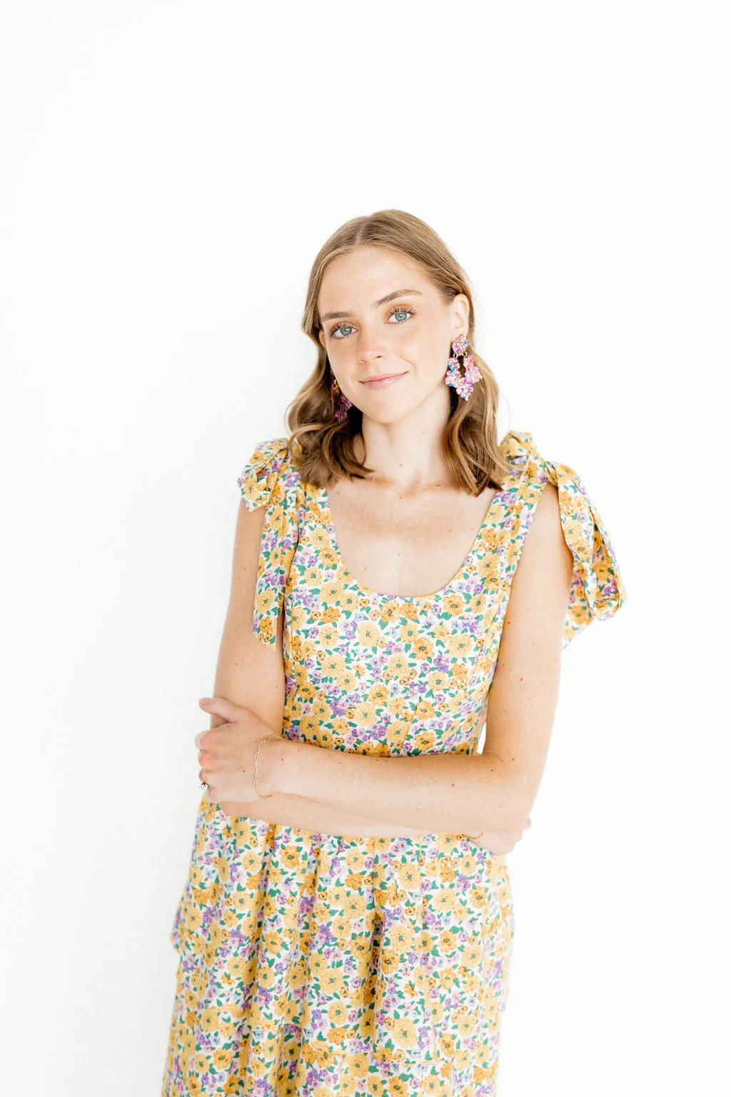 Michelle Statement Earring - Pink Birthday Confetti sold by Buddy Love product image thumbnail 3