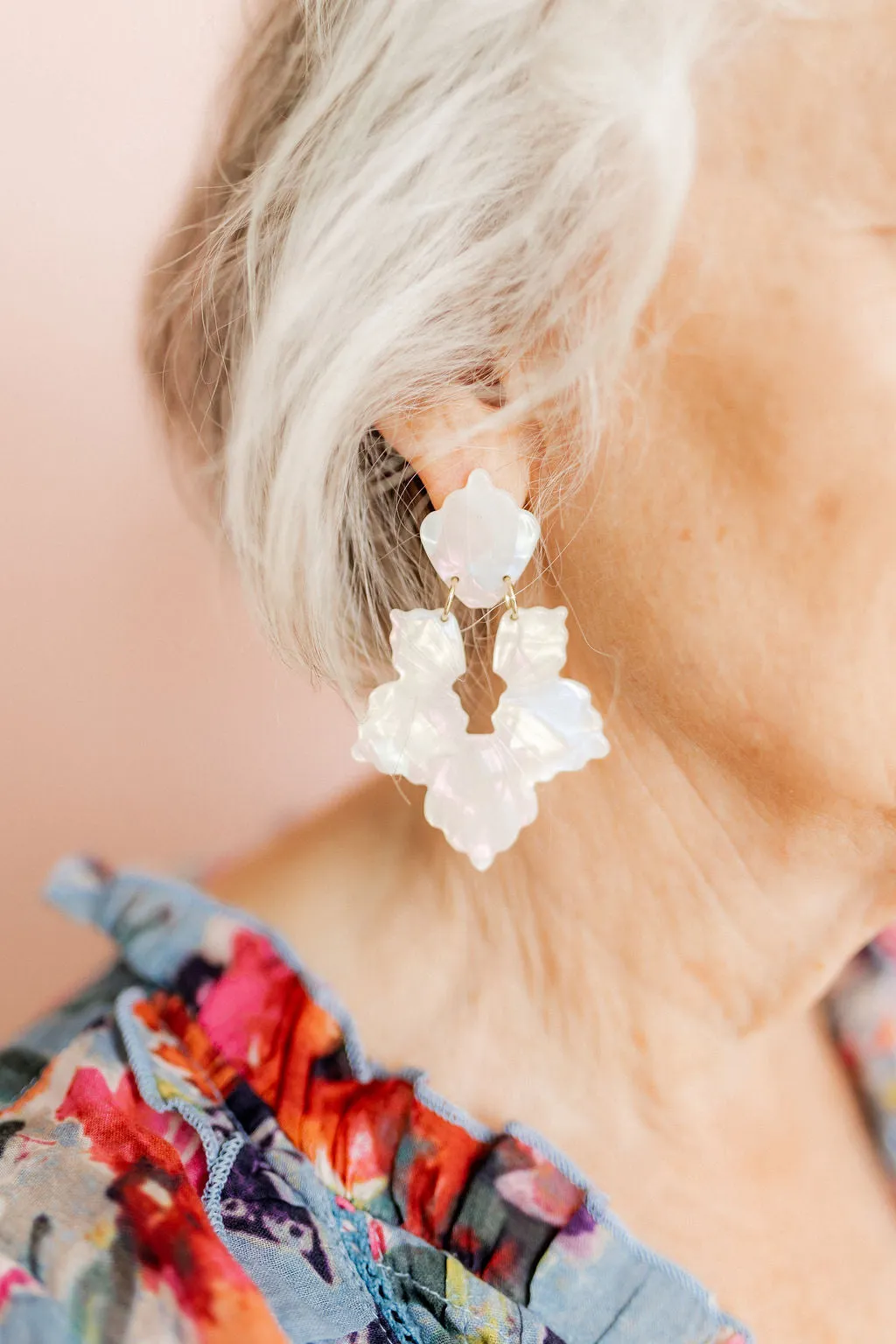 Michelle Statement Earring - Iridescent sold by Buddy Love product image thumbnail 2