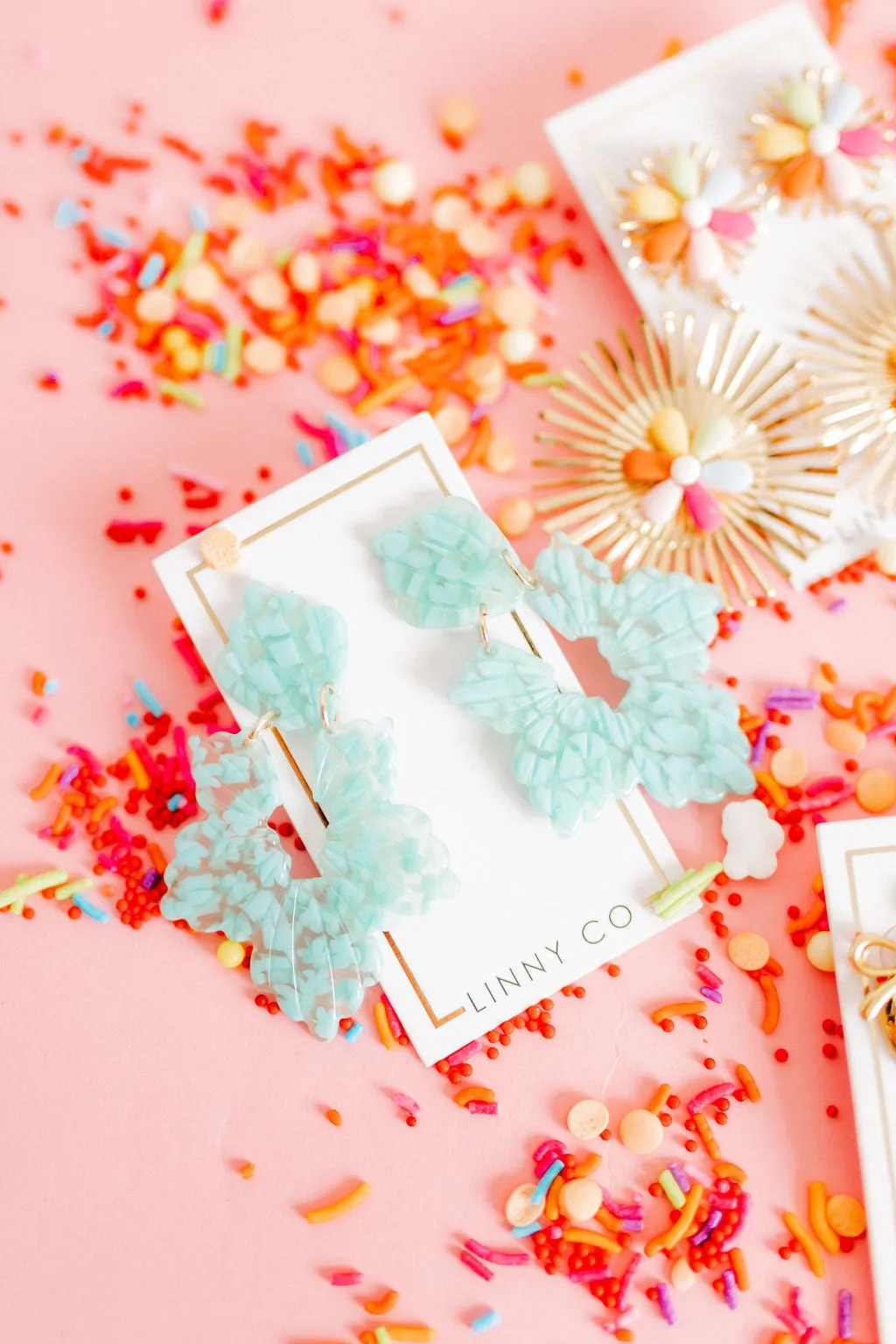 Michelle Statement Earring - Aquamarine sold by Buddy Love product image thumbnail 4