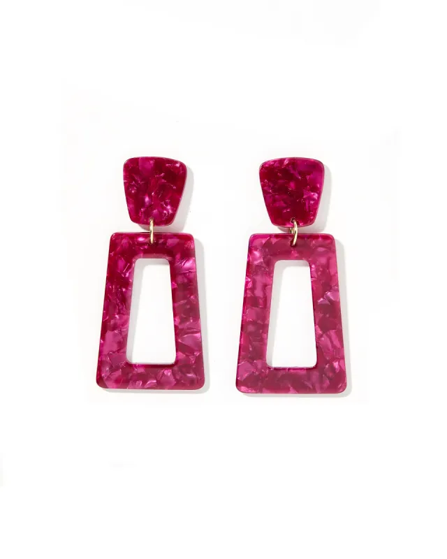 Kennedy Statement Earring - Pinot Noir sold by Buddy Love