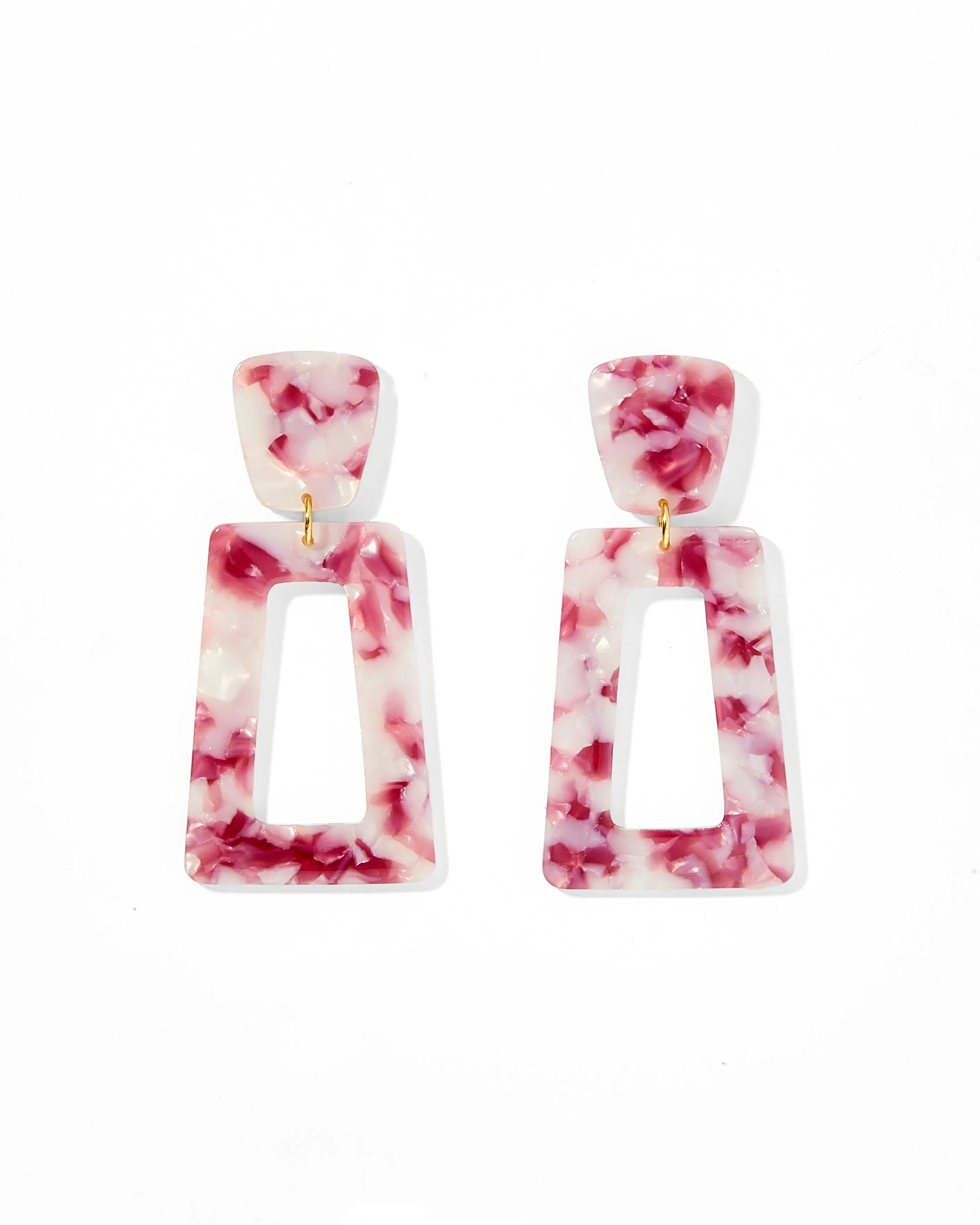 Kennedy Statement Earring - Maroon Camo sold by Buddy Love