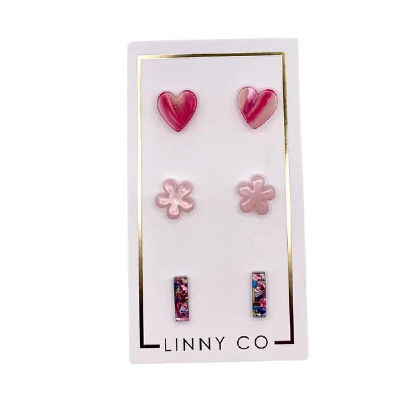 Stud Trio Earring Set - Cupcake sold by Buddy Love