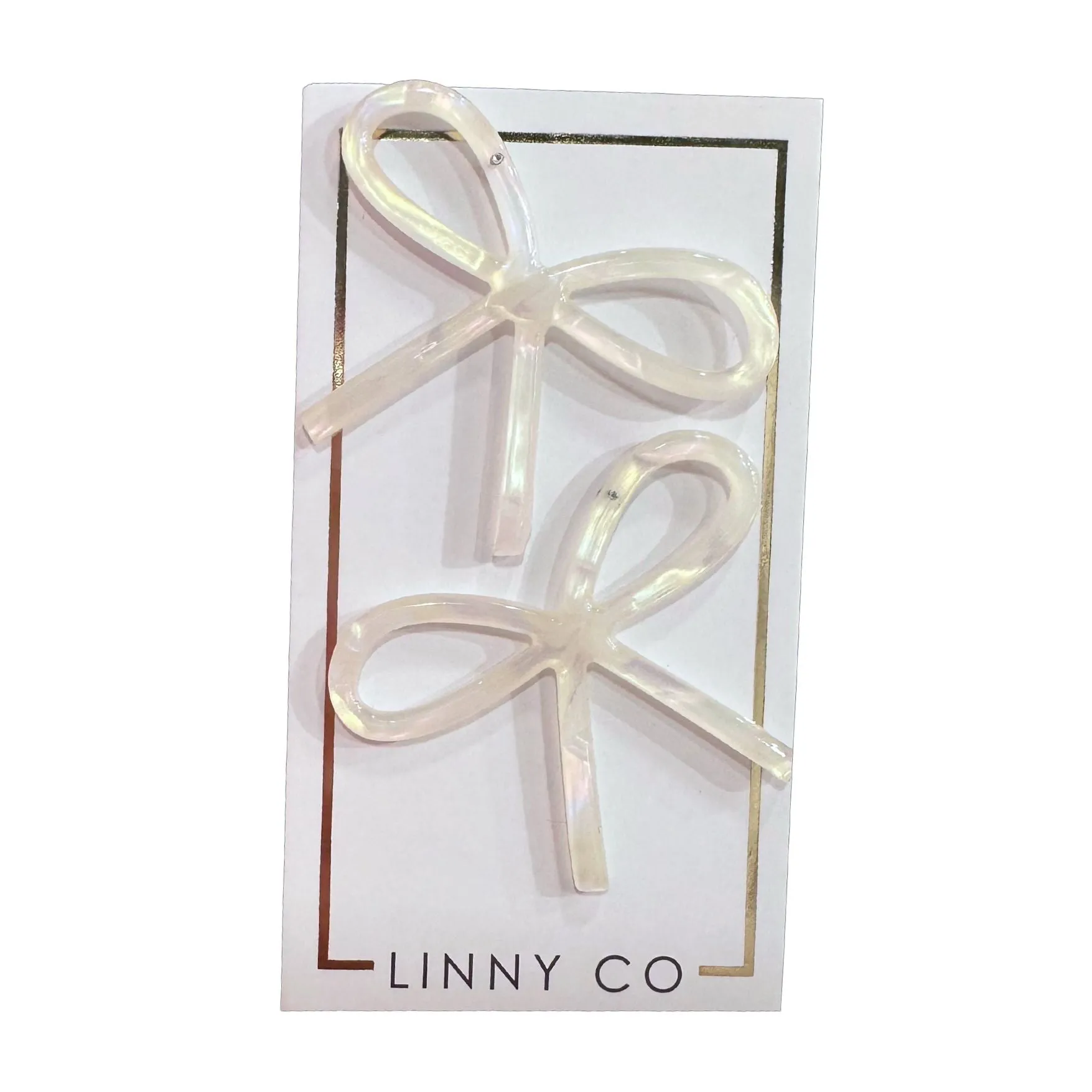 Lola Earrings Bow Earrings - Iridescent sold by Buddy Love